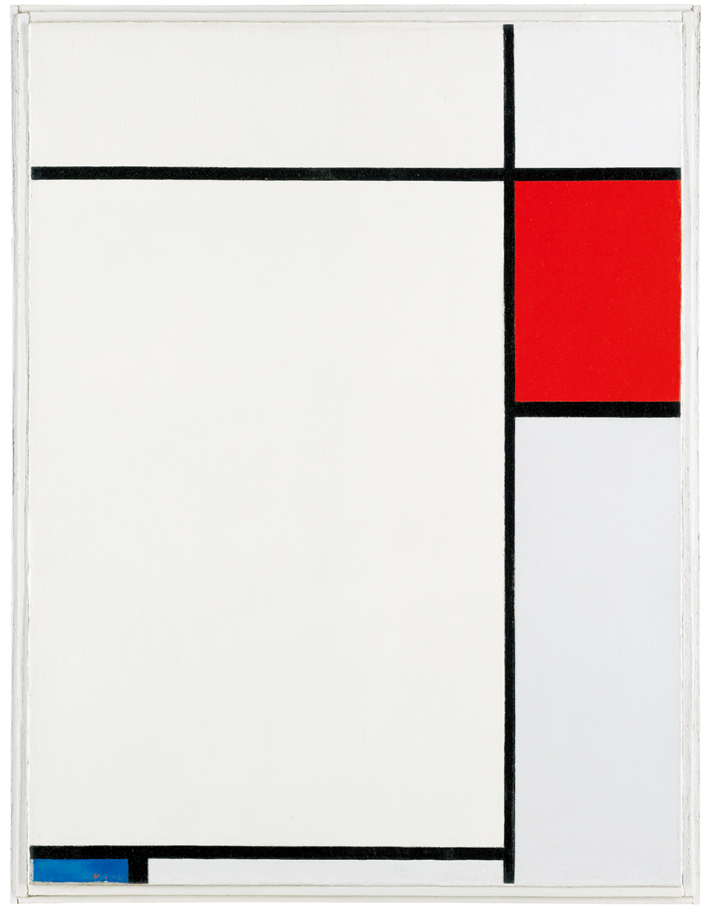  皮特·蒙德里安 Piet Mondrian ——色彩构成4